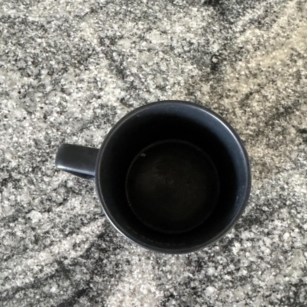 Starbucks Viennese Gold Plane‎ Matte Black Coffee Mug 14 Oz  2006 - Picture 5 of 6